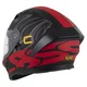 Motorradhelm Cassida Orbit Multivers schwarz matt/rot/grau/gelb