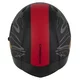 Motorradhelm Cassida Orbit Multivers schwarz matt/rot/grau/gelb