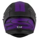 Cassida Orbit Multivers Motorradhelm schwarz matt/violett/grau/weiß