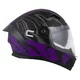 Cassida Orbit Multivers Motorradhelm schwarz matt/violett/grau/weiß