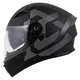 Motorradhelm Cassida Orbit Grind schwarz matt/grau