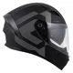 Motorradhelm Cassida Orbit Grind schwarz matt/grau