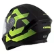 Motorradhelm Cassida Orbit Grind schwarz matt/gelb fluo