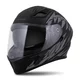 Cassida Orbit StriX Motorradhelm schwarz matt/grau