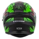 Cassida Orbit StriX Motorradhelm rot/grün/grau/weiß/schwarz
