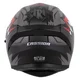 Cassida Orbit StriX Motorradhelm rot/grau/weiß/schwarz