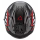 Cassida Orbit StriX Motorradhelm rot/grau/weiß/schwarz