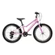 Leichtes Kinderfahrrad Kross Lea Mini 1.0 20" – Modell 2026 • 110–135 cm • 10,1 kg - stříbrná/tyrkysová/lesk - růžová/bílá/lesk