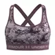 Under Armour Crossback Mid Print Damen Sport-BH - Mineral Blue