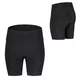 Damen-Radhose Etape Terry - schwarz