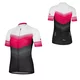 Damen-Radtrikot mit kurzen Ärmeln Etape Violet - růžová/černá