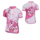 Kinder-Radtrikot Etape Rio - bílá/růžová (jednorožec) - bílá/růžová (jednorožec)