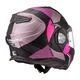 Flip-up Motorradhelm LS2 FF901 Advant X Ultra Grau Lila P/J