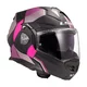 Flip-up Motorradhelm LS2 FF901 Advant X Ultra Grau Lila P/J
