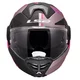 Flip-up Motorradhelm LS2 FF901 Advant X Ultra Grau Lila P/J