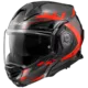 Klappbarer Motorradhelm LS2 FF901 Advant X Carbon Future Gl Rot P/J