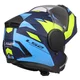 Klappbarer Motorradhelm LS2 FF902 Scope II Duria Blau H-V Gelb