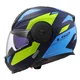 Klappbarer Motorradhelm LS2 FF902 Scope II Duria Blau H-V Gelb