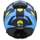 Klappbarer Motorradhelm LS2 FF902 Scope II Duria Blau H-V Gelb