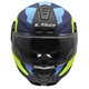 Klappbarer Motorradhelm LS2 FF902 Scope II Duria Blau H-V Gelb