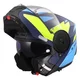 Klappbarer Motorradhelm LS2 FF902 Scope II Duria Blau H-V Gelb