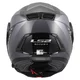 Klappbarer Motorradhelm LS2 FF902 Scope II Oxyd Black Titanium