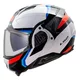 Flip Helm LS2 FF910 Advant II Dreifach weiß blau rot P/J
