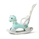 4in1 inSPORTline Mustangino Schaukelpferd und Babywippe - mint