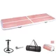 Airtrack inSPORTline Airstunt 300x100x10 cm korallenrosa mit Handpumpe