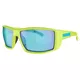 Bliz Drift Sportsonnenbrille - weiß - Limetttengrün