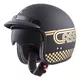 Cassida Oxygen Rondo Motorradhelm - schwarz matt/golden - schwarz matt/golden