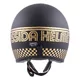 Cassida Oxygen Rondo Motorradhelm - schwarz matt/golden