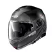 Nolan N100-5 Plus Distinctive N-Com Motorradhelm - Glänzendes Schwarz-Rot - Flat Black