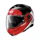 Nolan N100-5 Plus Distinctive N-Com Motorradhelm - Glänzendes Schwarz-Rot - Glänzendes Schwarz-Rot
