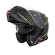 W-TEC Venero Klapphelm - Glossy Black-Neon Yellow