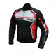 Spark Mizzen Herren Motorradjacke - rot-schwarz