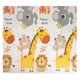 Faltbare Kindermatte inSPORTline Michlino 180x200x1,2 cm - Safari/Silnice