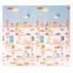 Faltbare Kindermatte inSPORTline Michlino 180x200x1,2 cm - Safari/Silnice