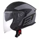 Cassida Jet Tech Corso Motorradhelm - schwarz matt/gelb hi-vis