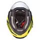 Cassida Jet Tech Corso Motorradhelm - schwarz matt/gelb hi-vis