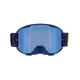 Motocrossbrille RedBull Spect Strive Panovision, blau matt, spiegelblaues Plexiglas