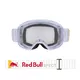 Motocross-Brille RedBull Spect Strive Panovision, weiß matt, klares Plexiglas