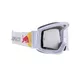 Motocross-Brille RedBull Spect Strive Panovision, weiß matt, klares Plexiglas