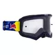 Motocross-Schutzbrille RedBull Spect Evan, blau matt, klares Plexiglas