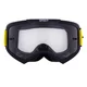 Motocross-Brille RedBull Spect Evan, schwarz, klares Plexiglas