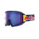 Motocross-Brille RedBull Spect Whip, blau matt, spiegelblaues Plexiglas