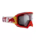 Motocross-Schutzbrille RedBull Spect Whip, rot, klares Plexiglas