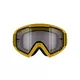 Motocross-Schutzbrille RedBull Spect Whip, gelb, klares Plexiglas
