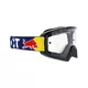 Motocross-Schutzbrille RedBull Spect Whip, blau, klares Plexiglas