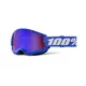 Motocrossbrille 100% Strata 2 New Mirror - Modré, červené/modré plexi